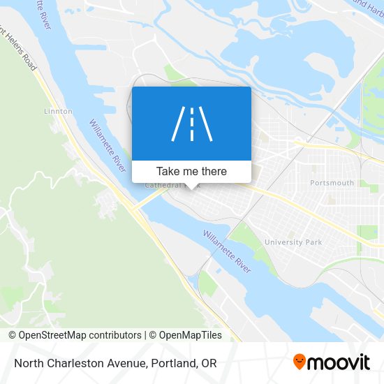 North Charleston Avenue map