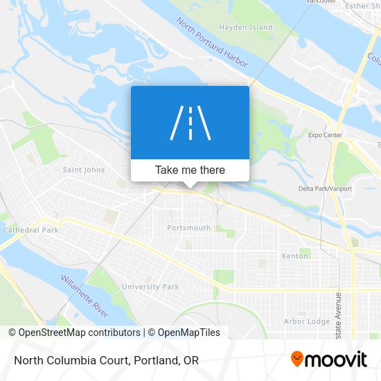 Mapa de North Columbia Court