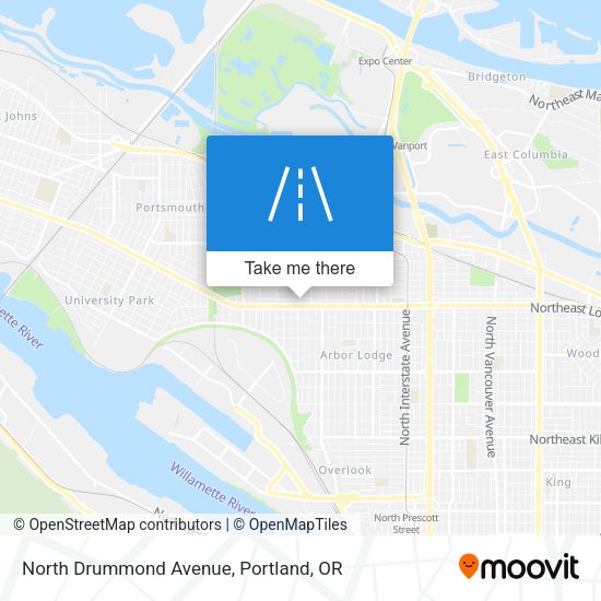Mapa de North Drummond Avenue