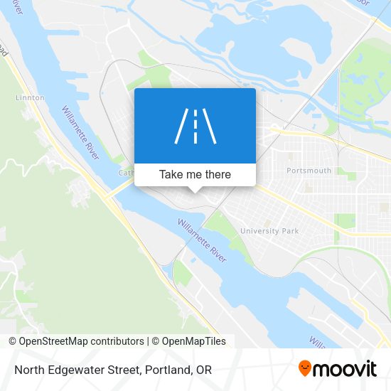 Mapa de North Edgewater Street