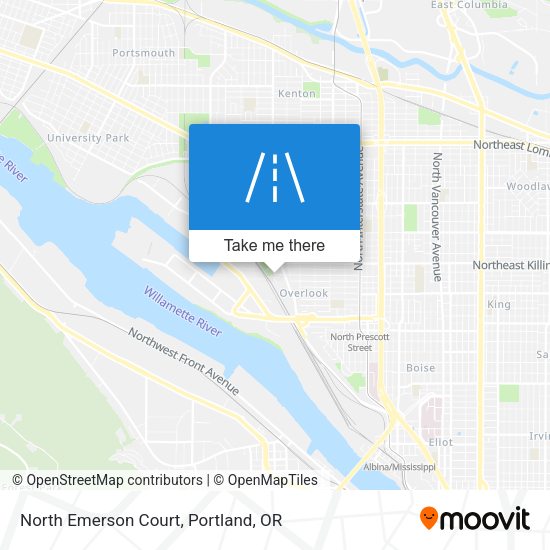 Mapa de North Emerson Court