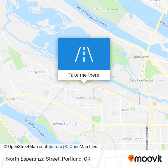 Mapa de North Esperanza Street