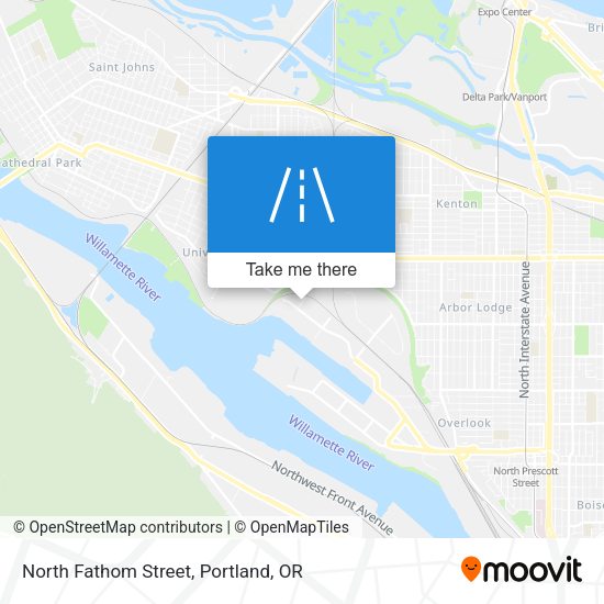 North Fathom Street map