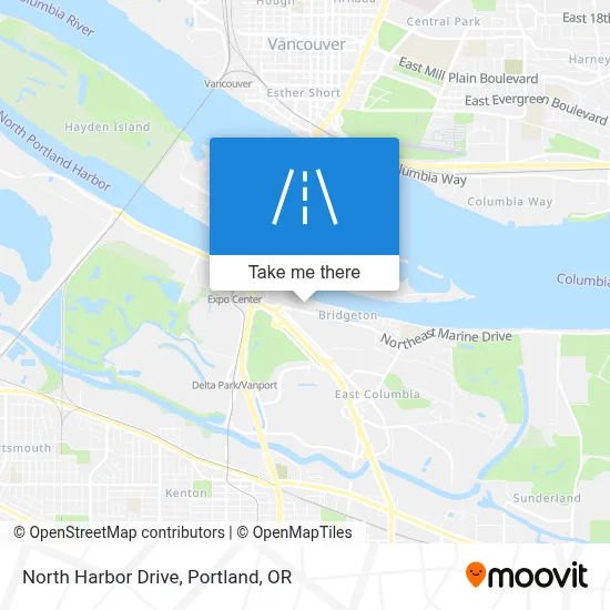 North Harbor Drive map