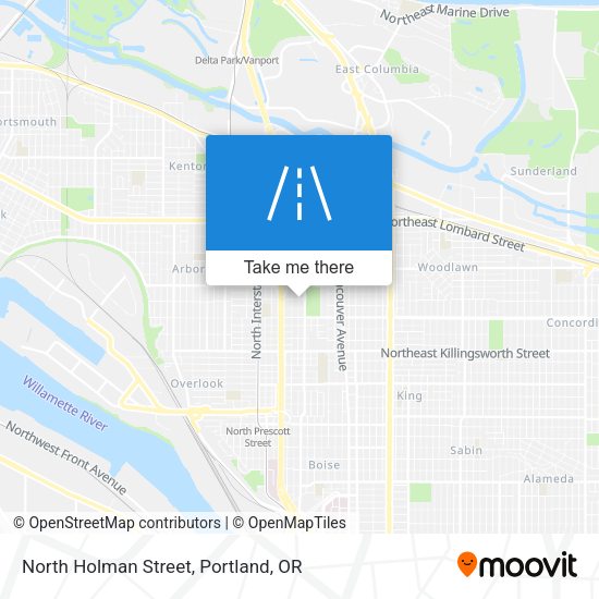 Mapa de North Holman Street