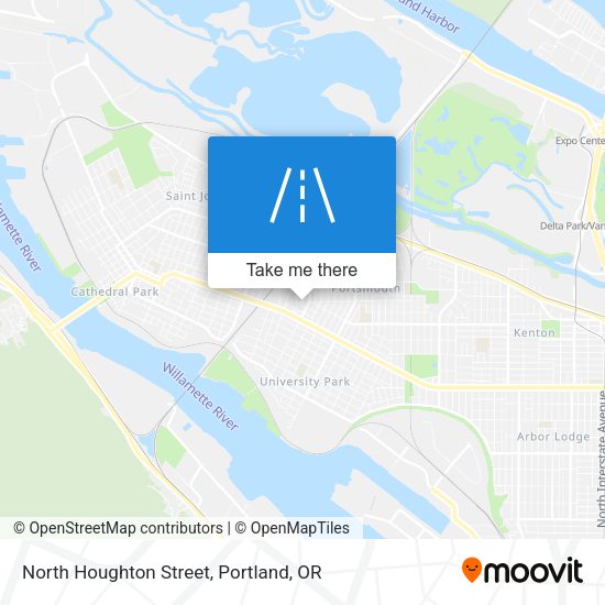 North Houghton Street map