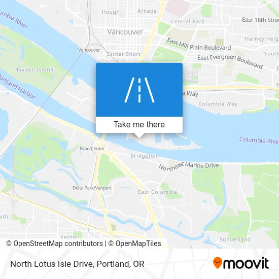 North Lotus Isle Drive map