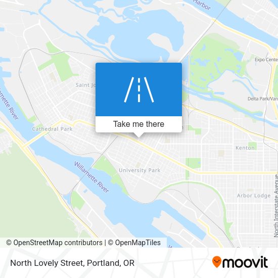 Mapa de North Lovely Street