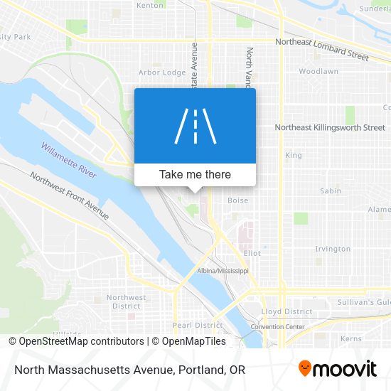 Mapa de North Massachusetts Avenue