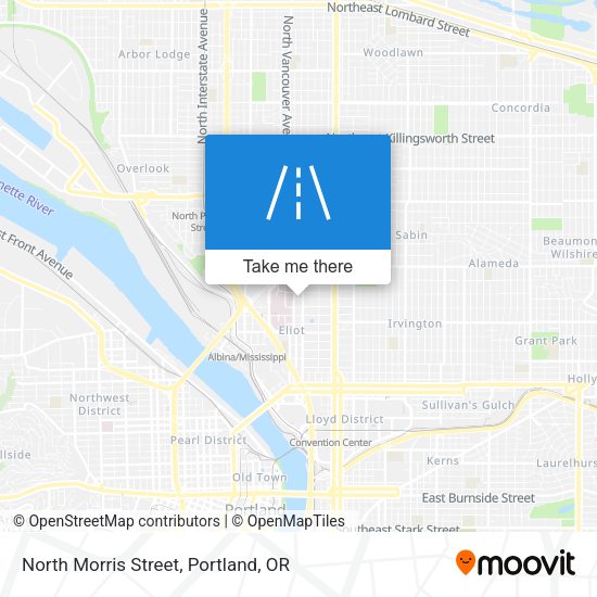 North Morris Street map