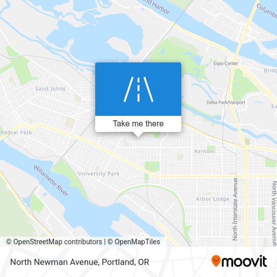 Mapa de North Newman Avenue