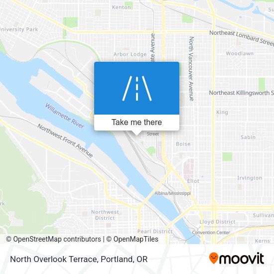 North Overlook Terrace map