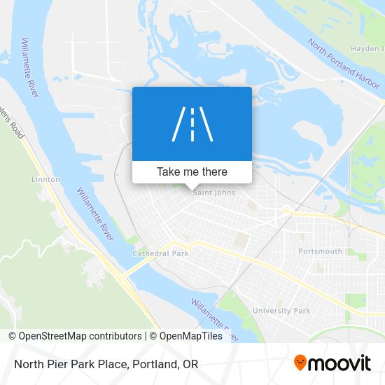Mapa de North Pier Park Place