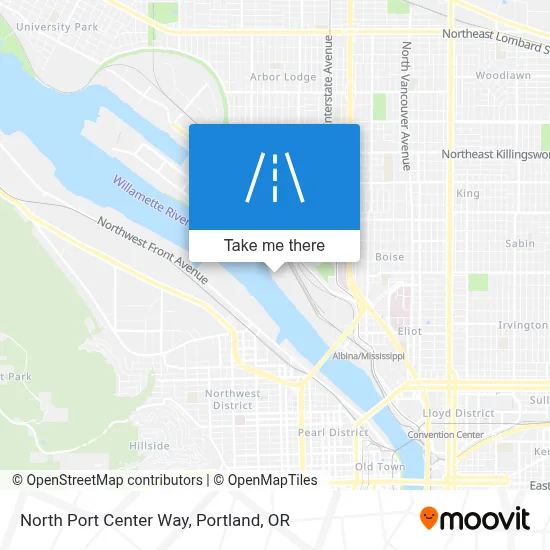 North Port Center Way map