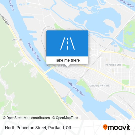 North Princeton Street map