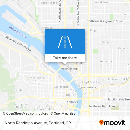 Mapa de North Randolph Avenue