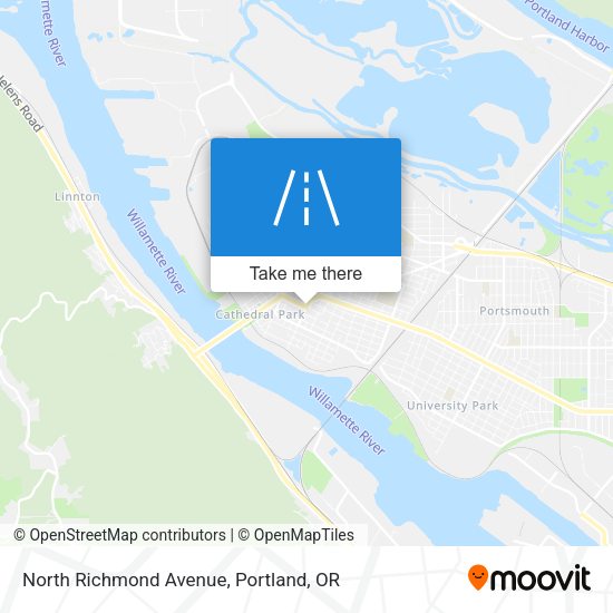 Mapa de North Richmond Avenue
