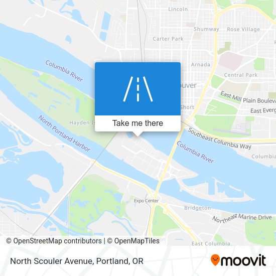 Mapa de North Scouler Avenue