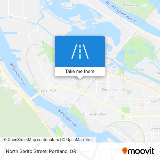 North Sedro Street map