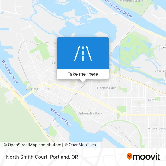 North Smith Court map
