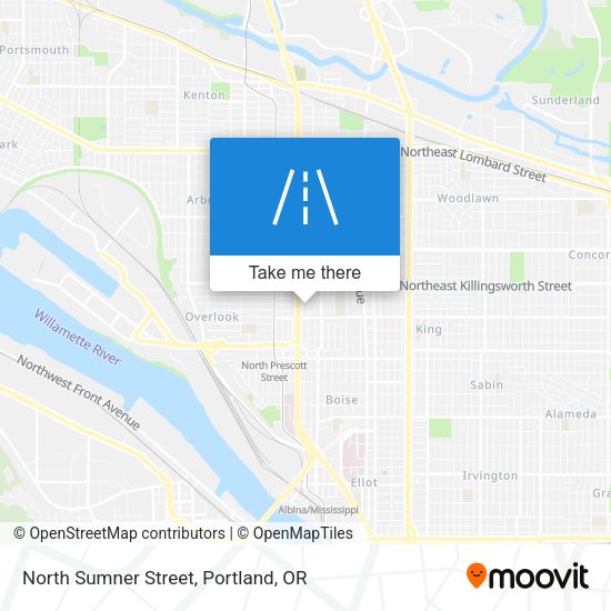 Mapa de North Sumner Street