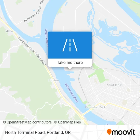 North Terminal Road map
