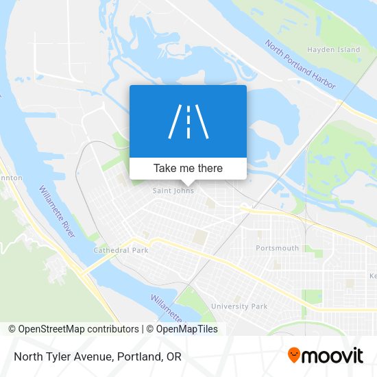 Mapa de North Tyler Avenue