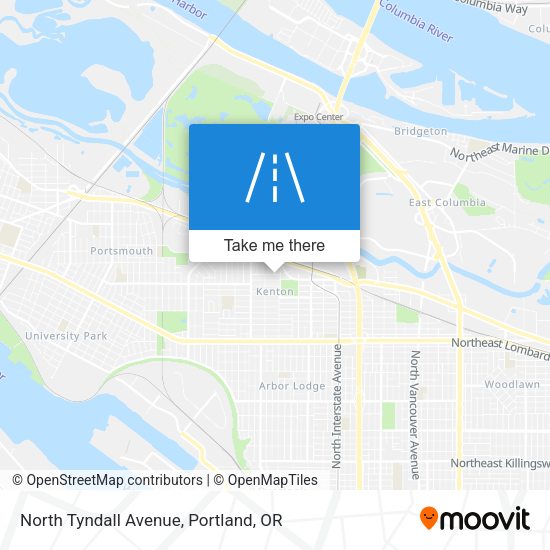 Mapa de North Tyndall Avenue