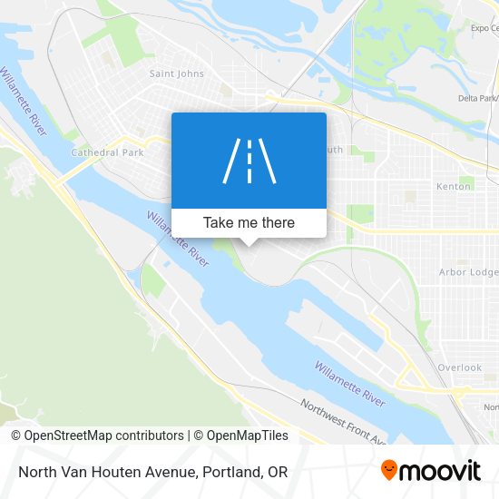 Mapa de North Van Houten Avenue