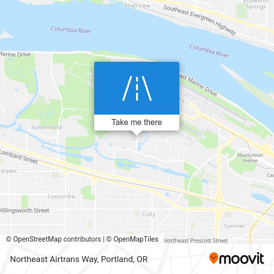 Mapa de Northeast Airtrans Way
