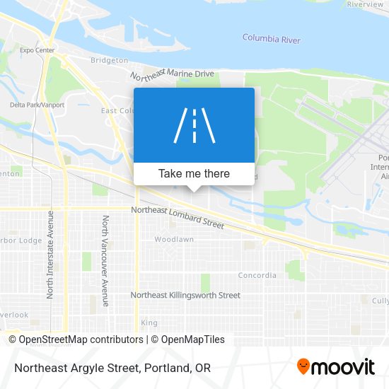 Northeast Argyle Street map