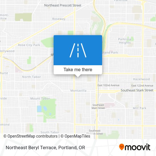Mapa de Northeast Beryl Terrace