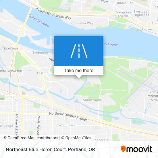 Northeast Blue Heron Court map
