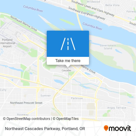 Northeast Cascades Parkway map