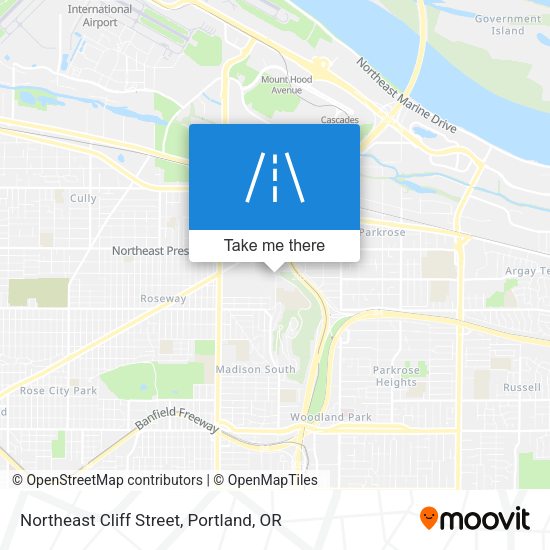 Mapa de Northeast Cliff Street