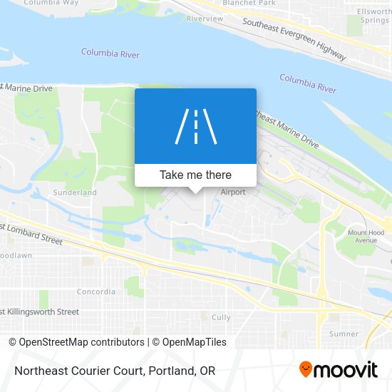 Northeast Courier Court map