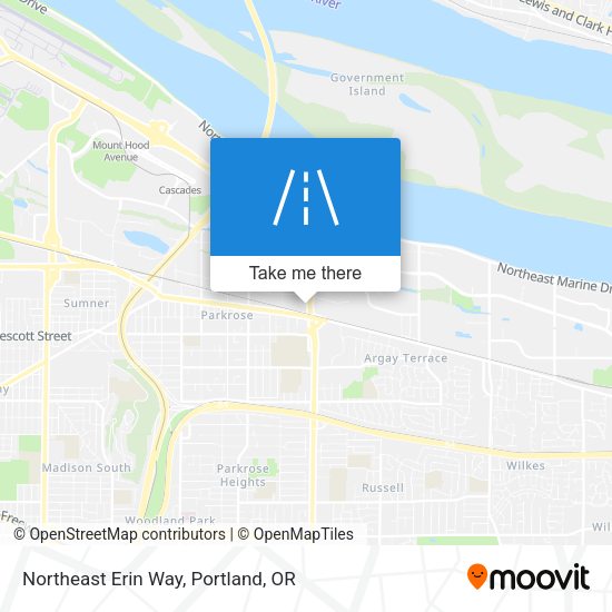 Mapa de Northeast Erin Way