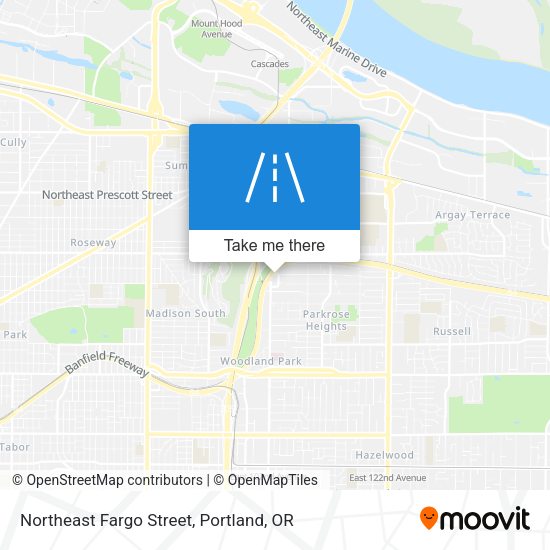 Northeast Fargo Street map