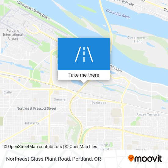 Mapa de Northeast Glass Plant Road