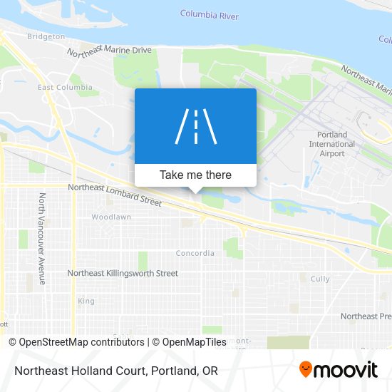 Northeast Holland Court map