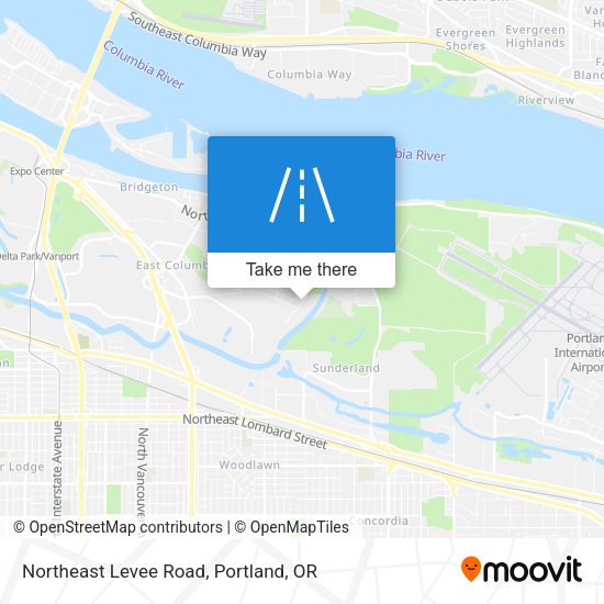 Northeast Levee Road map