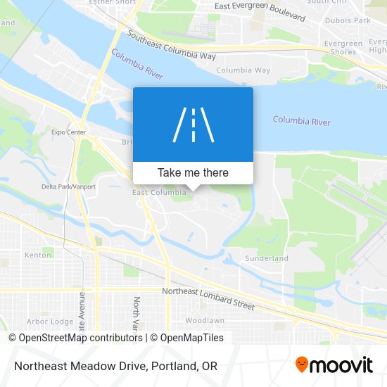 Mapa de Northeast Meadow Drive