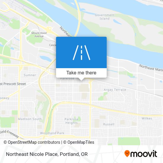 Northeast Nicole Place map