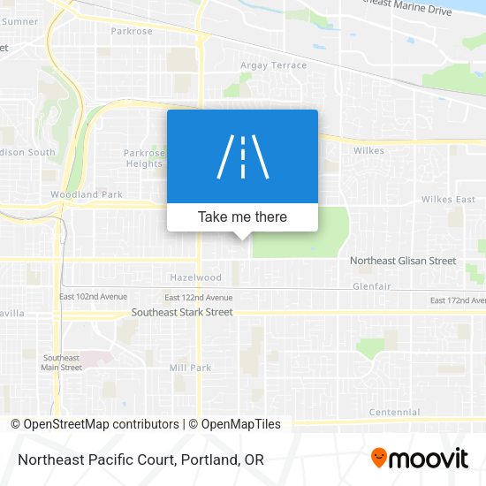 Northeast Pacific Court map