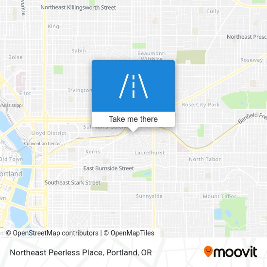 Northeast Peerless Place map