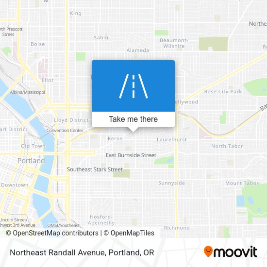 Northeast Randall Avenue map