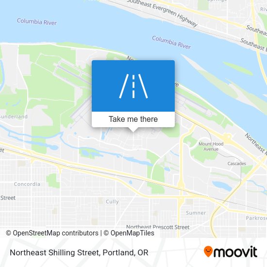 Northeast Shilling Street map
