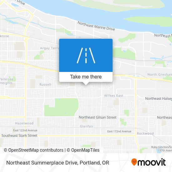 Northeast Summerplace Drive map