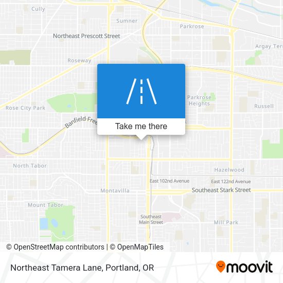 Mapa de Northeast Tamera Lane