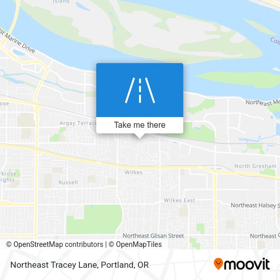 Mapa de Northeast Tracey Lane